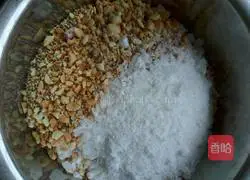 Illustration of how to make peanut mooncakes 4