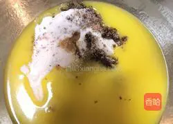 Illustration of how to make soft chocolate almond cookies 3