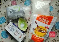 Illustration of how to make milk-flavored biscuits 1