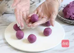 Crystal Purple Sweet Potato Mooncake Recipe Illustration 5