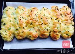 Illustration of how to make chive and cheese bread sticks 14