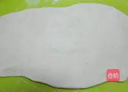 Illustration of how to make meat floss bread 8 