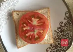 Toast Cheese Egg Burger Recipe Illustration 5