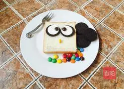 Owl toast recipe illustration 5