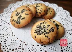 Illustration of how to make crispy sesame biscuits 8