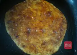 Illustration of making sauce-flavored pancake 10