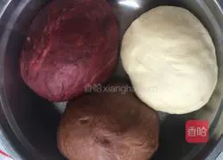 Illustration of how to make three-color toast 8