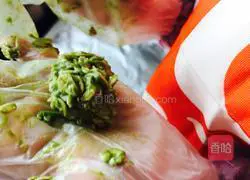 青Illustration of how to make juice oatmeal cookies 5