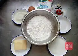 Illustration of how to make pure milk toast (flour version) 1