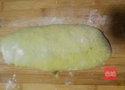 Illustration of how to make matcha whole wheat honey bean toast 4