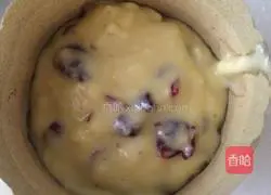 Cranberry Illustration of how to make berry muffin 4