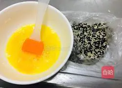 Illustration of how to make sesame buns 2