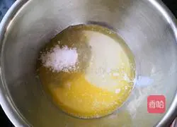 Illustration of how to make crispy sesame cookies 1