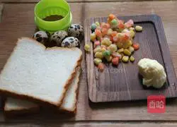 Illustration of how to make toast 1