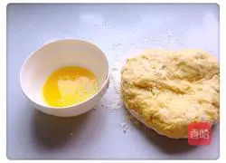 Illustration of how to make ham and sesame bread 3