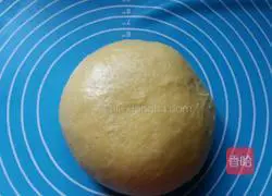 Illustration of making honey bean bread 4