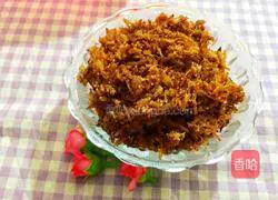 Illustration of how to make meat floss 6