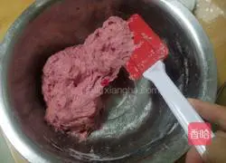 Illustration of how to make dragon fruit multi-grain buns 5