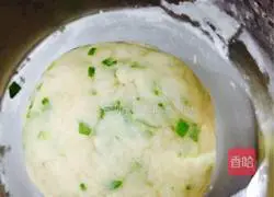 Illustration of how to make salty green onion soda crackers (healthy formula without sugar and oil) 3