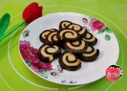 Illustration of how to make swirl cookies 13