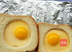 Cheese Sun Egg Toast Recipe Illustration 5