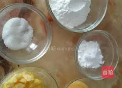 Illustration of how to make peach butter cookies 1