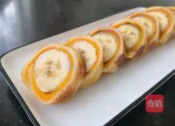 Pumpkin Banana Toast Roll Recipe Illustration 9