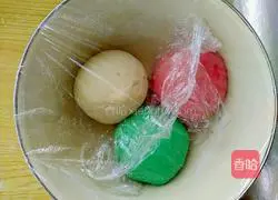 Illustration of handmade three-color toast 15