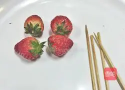 Strawberry Chocolate Lollipop Recipe Illustration 1