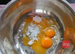 Illustration of how to make egg biscuits 2