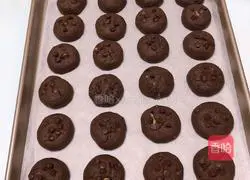Soft Chocolate Almond Cookies Illustration of how to do it 12