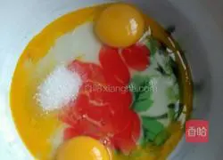 Illustration of how to make egg yolk biscuits 2