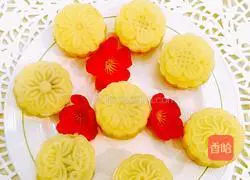 Illustration of how to make sweet orange snow-skin mooncakes 14