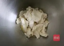 Illustration of how to make meat floss and ham bread 3