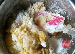 Illustration of how to make egg biscuits 1