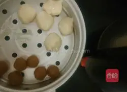 Shredded coconut Illustration of how to make moon cakes 6