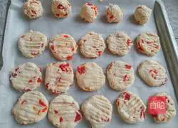 Illustration of how to make cherry tomato cream cookies 6 