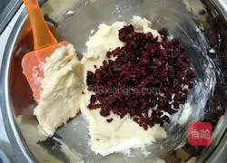 Illustration of how to make cranberry cookies 3