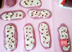 Cranberry Mochi Filling Purple Sweet Potato Soft Pork Illustration of how to do it 9