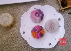 Colorful Snow Skin Mooncake Recipe Illustration 15