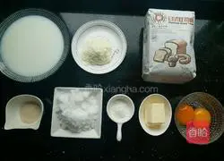 Milk and egg yolk toast recipe 1