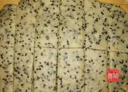 Illustration of how to make sesame biscuits 2