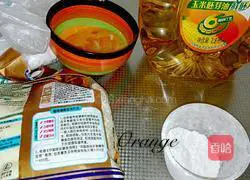 Illustration of how to make oatmeal cookies 1