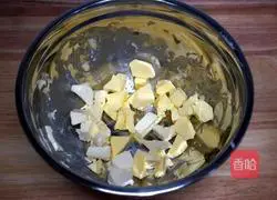 Illustration of how to make butter cheese biscuits 1