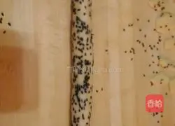 Illustration of making homemade sesame biscuits 4