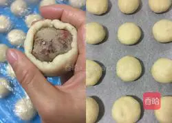 Illustration of how to make cloud leg mooncakes 6