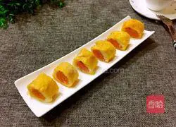 Illustration of how to make sweet potato toast rolls 12
