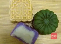 Peach Mountain Skin Mooncake Recipe Illustration 3