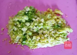 Illustration of how to make cabbage stuffed buns 6