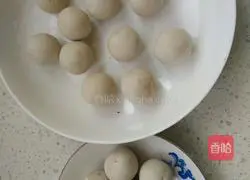 Illustration of how to make chocolate glutinous rice balls 7
